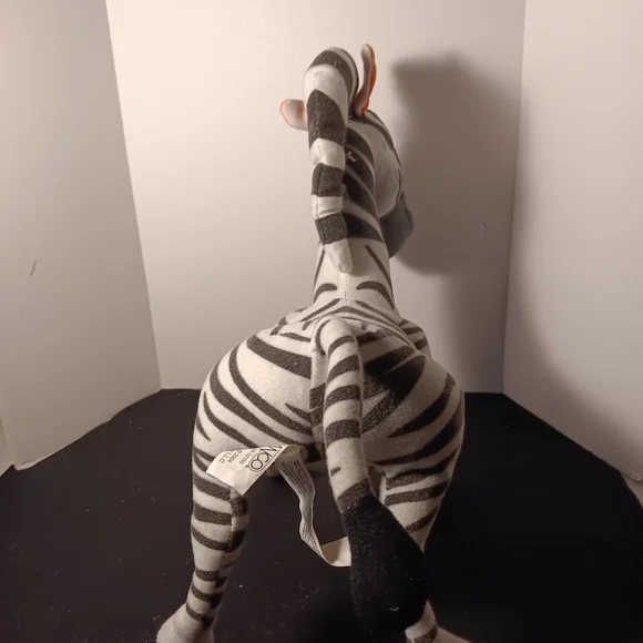 Plush Zebra and Lion Toy Set - Picture 7 of 8